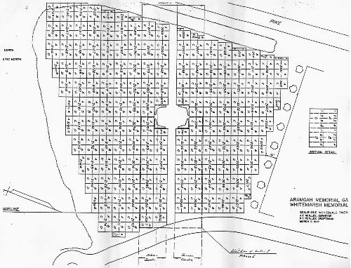 Aramgah master map of the full Islamic and Persian Garden sections